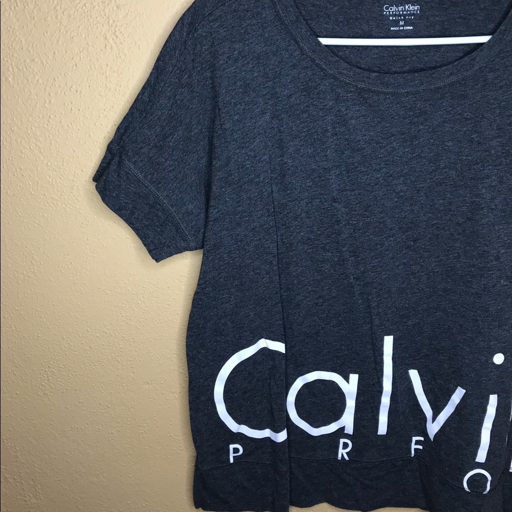 Calvin Klein Performance Oversized Logo Boxy Shirt - Picture 4 of 8